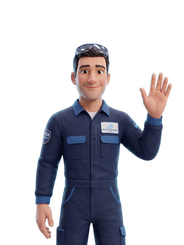 Poente Technical Academy instructor waving hello